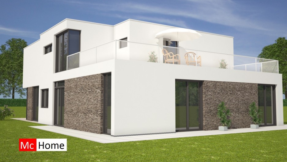 ik ontwerp mijn eigen moderne villa samen met Architect Mc-Home villabouw M184