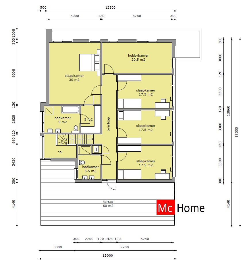 ik ontwerp mijn eigen moderne villa samen met Architect Mc-Home villabouw M184