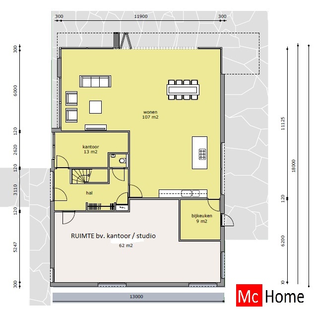 ik ontwerp mijn eigen moderne villa samen met Architect Mc-Home villabouw M184