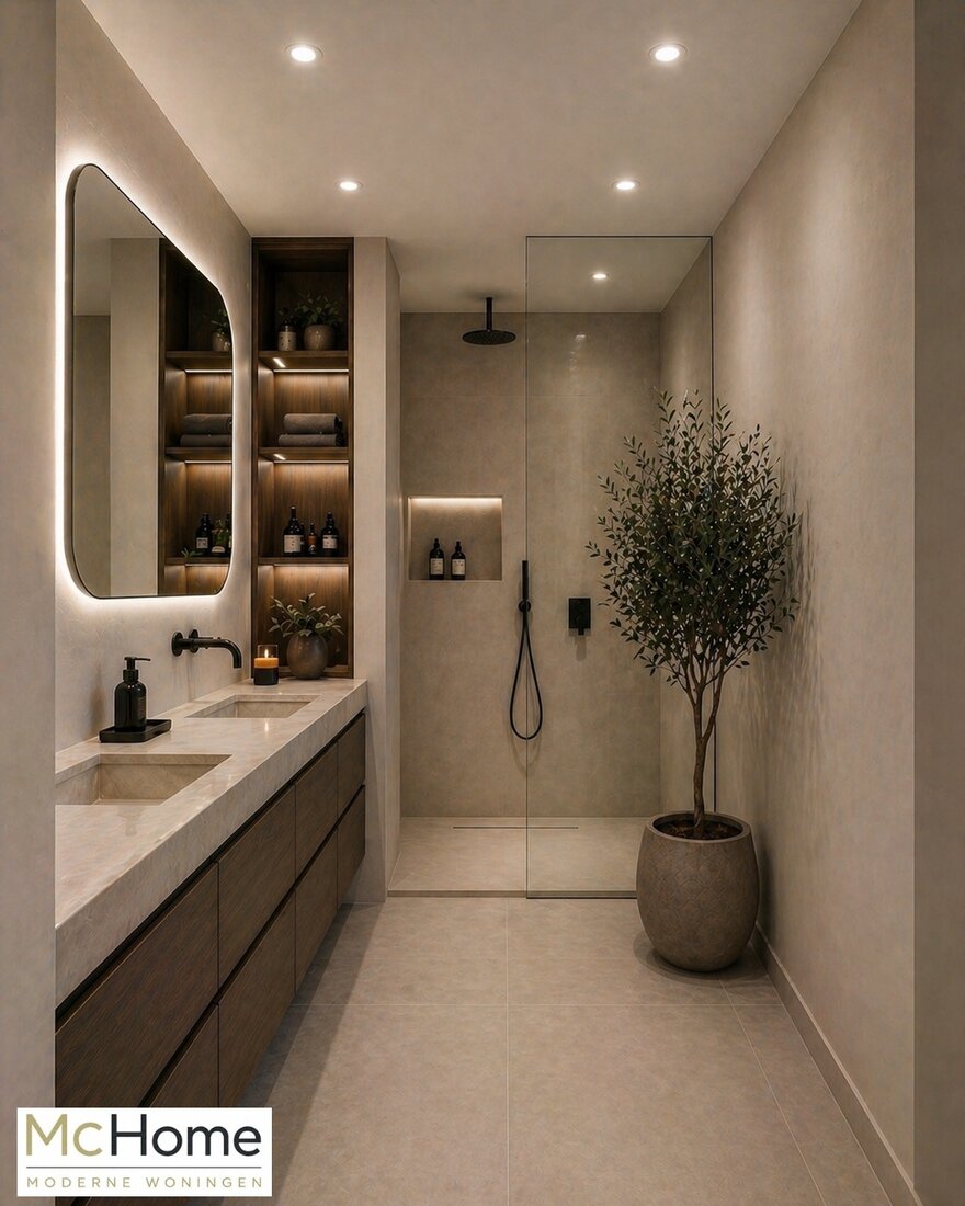 Modern interieur van levensloopbestendige woning type 198 met luxe leefruimte en eigentijdse inrichting