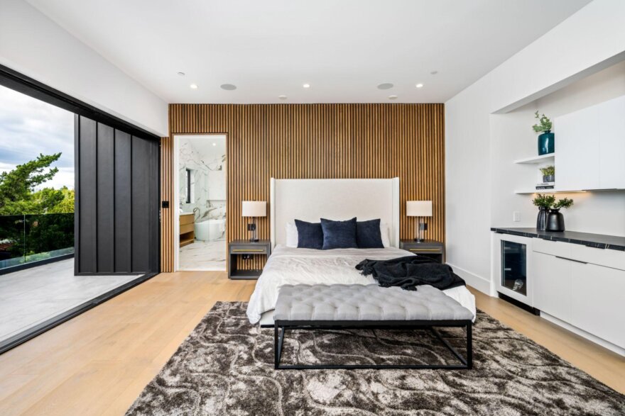 zoekt u een inspiratie foto van een slaapkamer in een moderne strakke woning? 