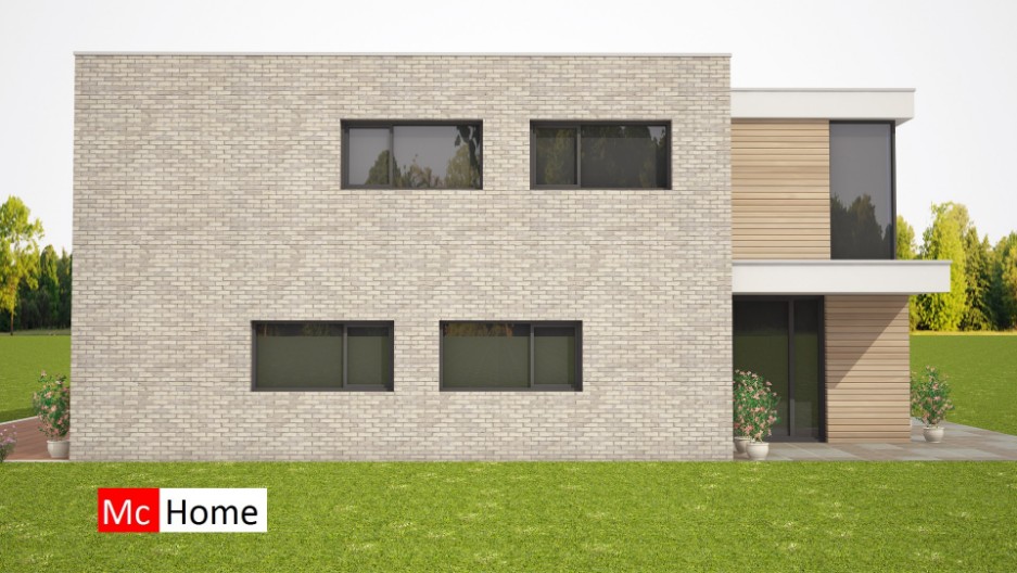 luxe royale moderne villa met balkon en plat dak M262 Mc-Home 