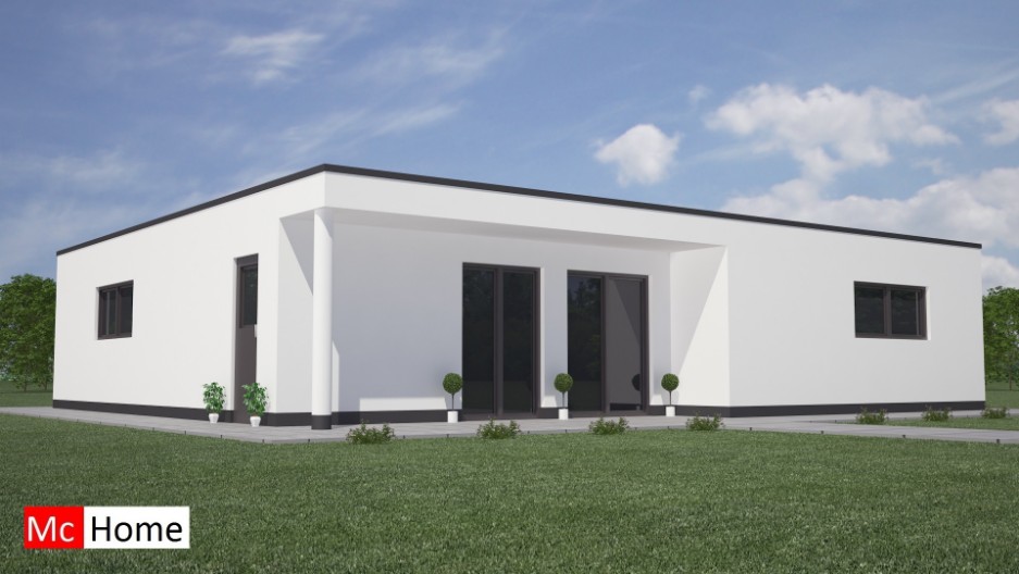 mc-home.nl B75 moderne levensloopbestendige woning of bungalow bouwen energieneutraal aardbevingsbestendig staalframebouw 