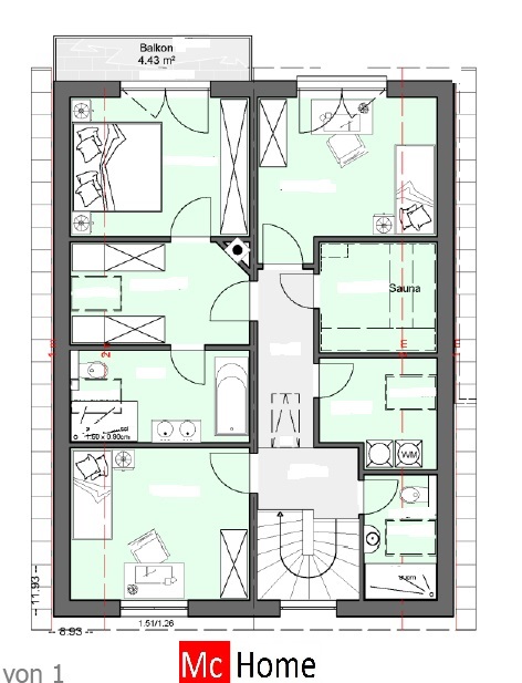 mc-home.nl K14 duurzame moderne woning met hellend dak energieneutraal staalframebouw met architect