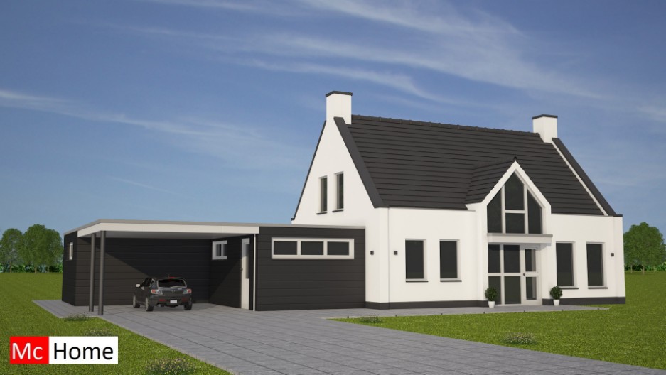 mc-home.nl K47 energieneutrale klassieke woning gelijkvloers wonen staalframebouw