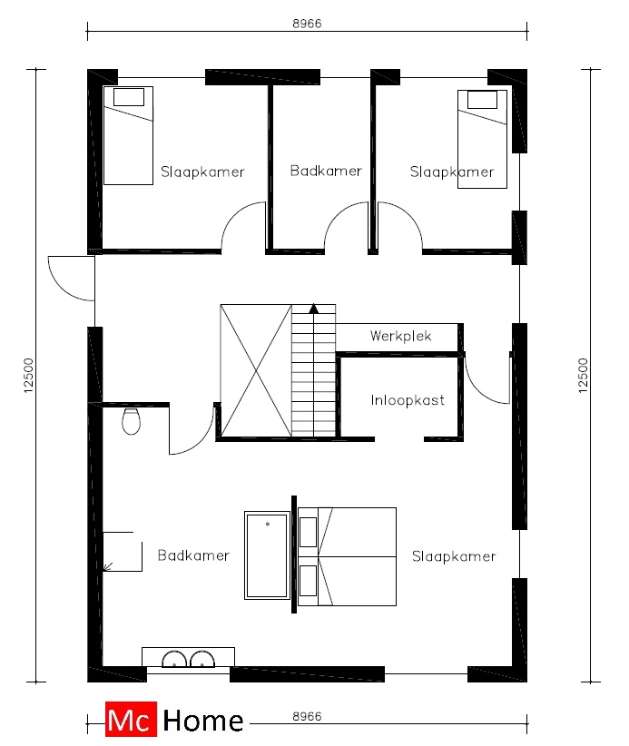 mc-home.nl M89 duurzame moderne woning energieneutraal in staalframebouw architectenontwerp dakterras 