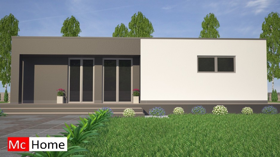 Mc-Home.nl B24 levensloopbestendige gelijkvloerse energieneutrale bungalow ontwerpen en bouwen in staalframebouw