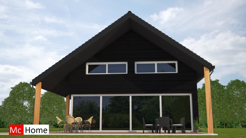 mc-home.nl K18 v5 schuurwoning lofthouse landelijke ontwerp moderne energieneutrale woning in staalframebouw 