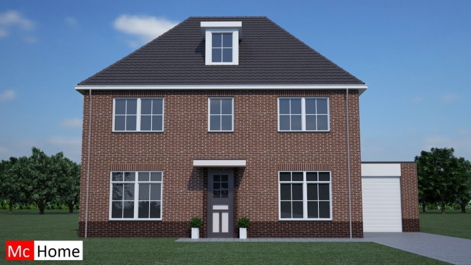 mchome goedkope woning bouwen notariswoning HN34 houtskelet of staalframebouw 