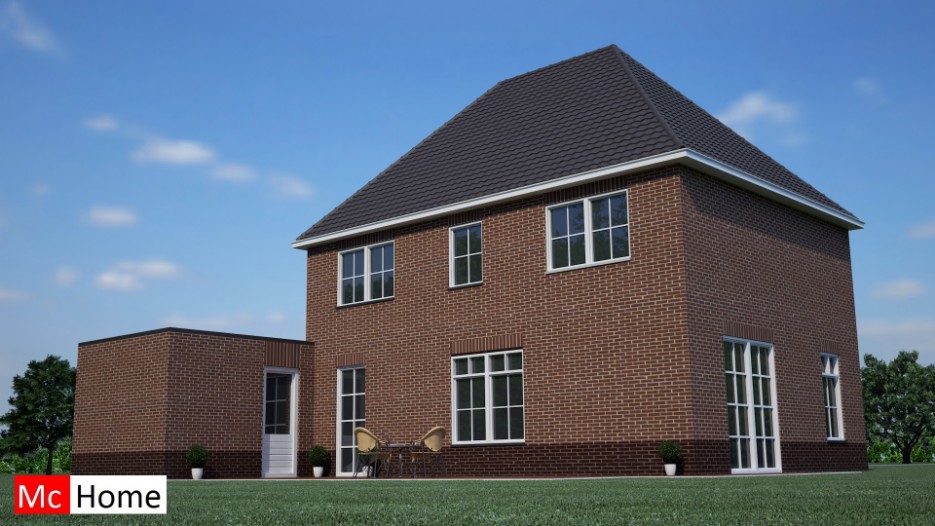 mchome goedkope woning bouwen notariswoning HN34 houtskelet of staalframebouw 
