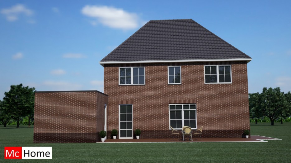 mchome goedkope woning bouwen notariswoning HN34 houtskelet of staalframebouw 