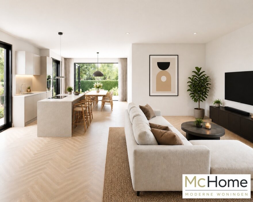 Mc-Home.nl schuur en kapwoning Ontwerp K155 staalframebouw 