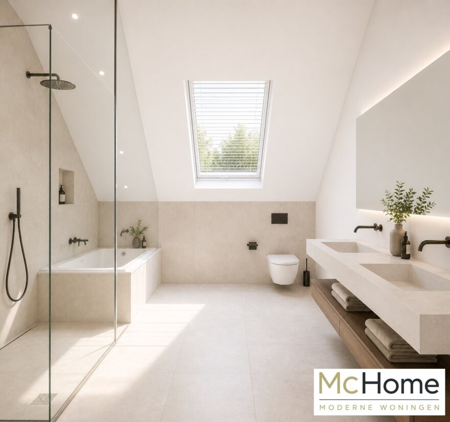 Mc-Home.nl schuur en kapwoning Ontwerp K155 staalframebouw 