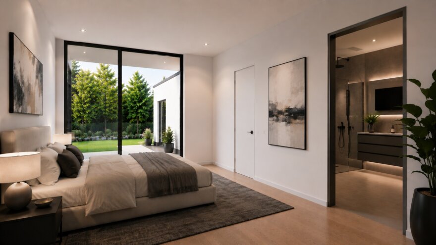 zoekt u een inspiratie foto van een woonkamer in een moderne strakke woning? 