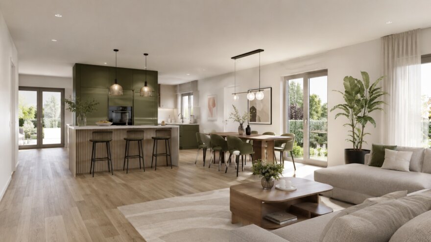 zoekt u een inspiratie foto van een woonkamer in een moderne strakke woning? 