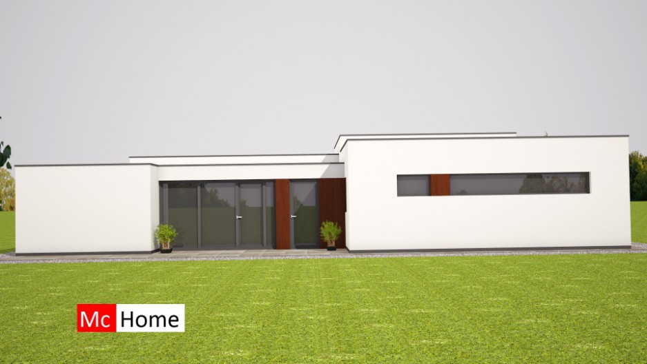 moderne bungalow energieneutraal grote ramen veel licht Mc-Home.nl B50 