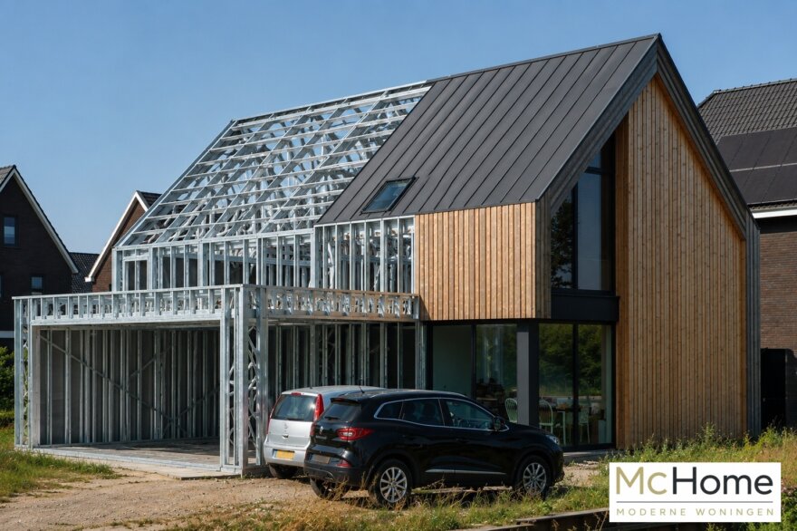 Staalframebouw als hoofddraagconstructie voor woningbouw