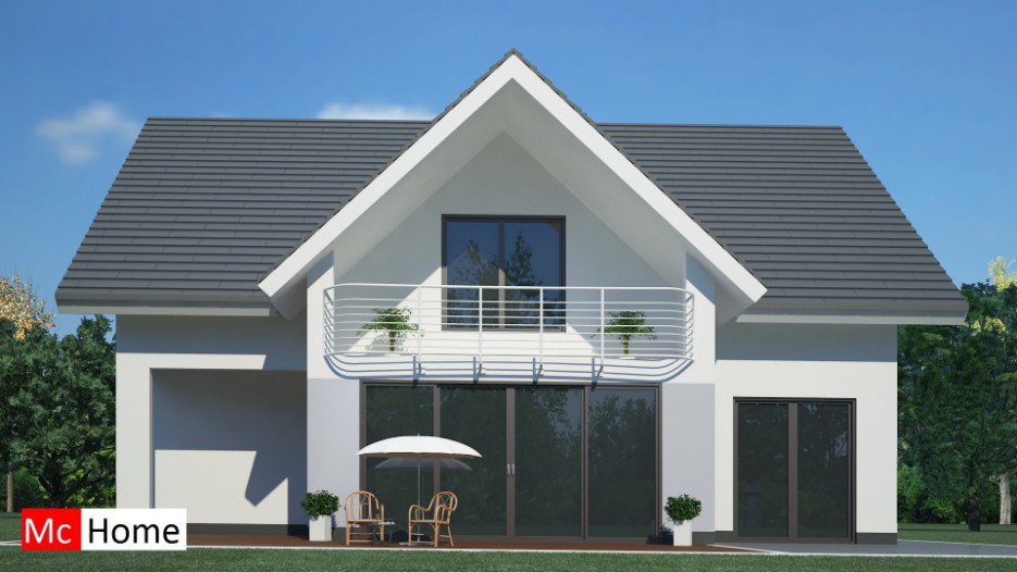 www.mc-home.nl K4 duurzame woning in moderne bouwstijl energieneutraal in staalframe of metselwerk bouwwijze