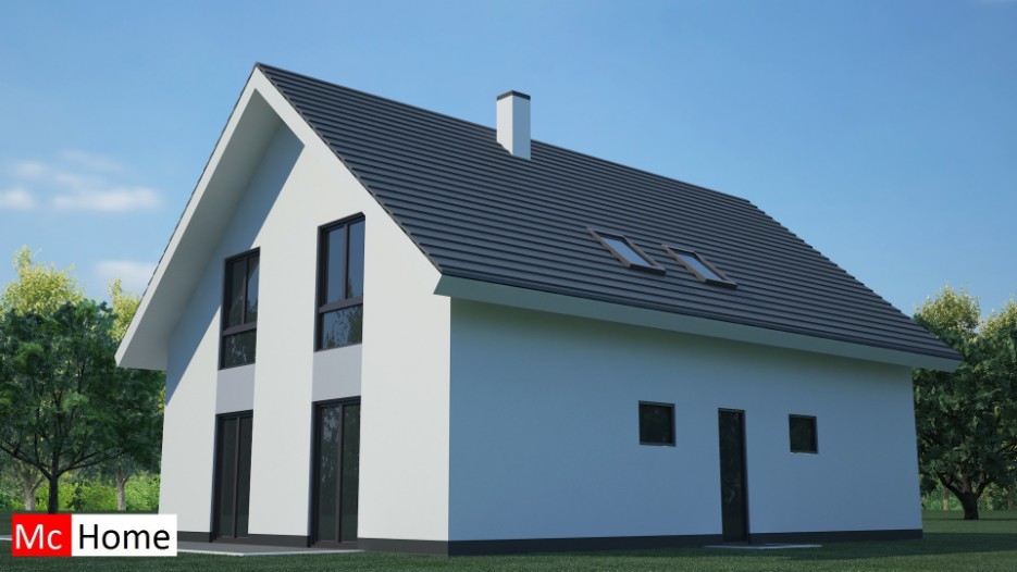 www.mc-home.nl K4 duurzame woning in moderne bouwstijl energieneutraal in staalframe of metselwerk bouwwijze
