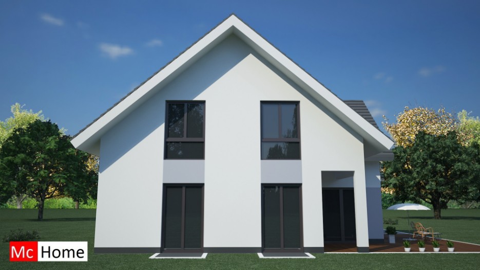 www.mc-home.nl K4 duurzame woning in moderne bouwstijl energieneutraal in staalframe of metselwerk bouwwijze