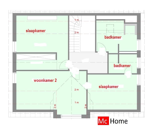 www.mc-home.nl K5 duurzame woning in moderne bouwstijl energieneutraal in staalframe of houtskelet of metselwerk wijze 