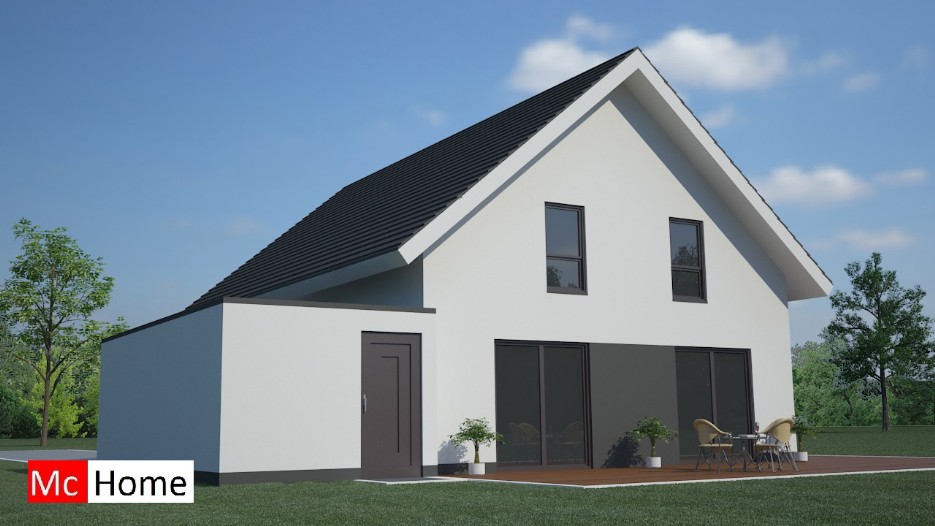 www.mc-home.nl K5 duurzame woning in moderne bouwstijl energieneutraal in staalframe of houtskelet of metselwerk wijze 