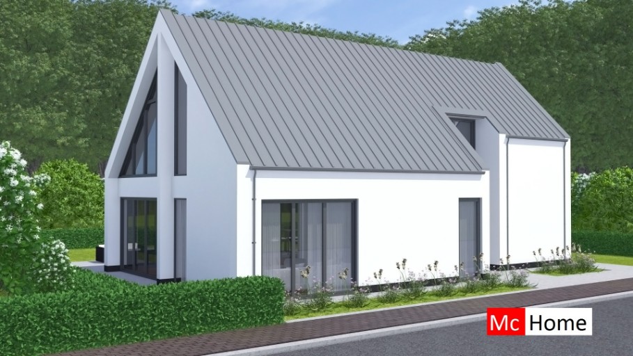 www.MC-HOME.nl  K123 Moderne kapwoning staalframebouw NederlaND